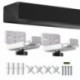 suptek Universal Soundbar Wall Mount Bracket – Adjustable Depth for Dolby Atmos Soundbars – Compatible with Samsung, Vizio, LG, Sony, Bose & More (SBR001HDW)