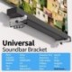 suptek Universal Soundbar Wall Mount Bracket – Adjustable Depth for Dolby Atmos Soundbars – Compatible with Samsung, Vizio, LG, Sony, Bose & More (SBR001HDW)