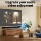 suptek Universal Soundbar Wall Mount Bracket – Adjustable Depth for Dolby Atmos Soundbars – Compatible with Samsung, Vizio, LG, Sony, Bose & More (SBR001HDW)