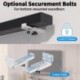 suptek Universal Soundbar Wall Mount Bracket – Adjustable Depth for Dolby Atmos Soundbars – Compatible with Samsung, Vizio, LG, Sony, Bose & More (SBR001HDW)