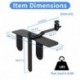 suptek Universal Projector Stand Mount – 360° Swivel & Tilt Bracket for Bedside, Sofa & Table – Sturdy Plug-In Base with 1/4" Thread – Works with Most Mini Projectors, Cameras & Phone Clips (PR001CP)