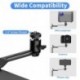 suptek Universal Projector Stand Mount – 360° Swivel & Tilt Bracket for Bedside, Sofa & Table – Sturdy Plug-In Base with 1/4" Thread – Works with Most Mini Projectors, Cameras & Phone Clips (PR001CP)