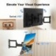 Suptek 30" Full Motion TV Mount for 32-82" TVs, 132 lbs max, VESA 600x400mm. Swivel, tilt & Corner fit. Heavy Duty for LED/OLED/QLED. Model MA1078M