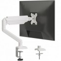 suptek Single Monitor Mount for 13-32 inch, Adjustable Gas Spring Monitor Arm Desk Mount Stand, 4.4-19.8lbs Screen, with VESA Mount 75x75/100x100mm,White(MD01AW)