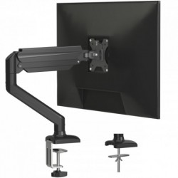 suptek Single Monitor Arm Mount for 13-32 inch, Adjustable Gas Spring Monitor Arm Desk Mount Stand for 4.4-19.8lbs, with VESA Mount 75x75/100x100mm
