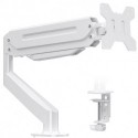  Suptek Single Monitor Mount Adjustable Gas Spring Monitor Arm Desk Mount Stand Fits 17 20 22 23 24 26 27 32 33 inch Monitors,Holds up to 22 lbs,White(MD18W)