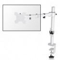 Suptek Single Monitor Arm Desk Mount Fully Adjustable Monitor Stand for 1 / One Screen up to 13" to 32" Extra Tall 15.75 inch Pole,VESA 75x75mm or 100x100mm,White (MD9421W)