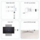 Suptek Single Monitor Arm Desk Mount Fully Adjustable Monitor Stand for 1 / One Screen up to 13" to 32" Extra Tall 15.75 inch Pole,VESA 75x75mm or 100x100mm,White (MD9421W)