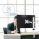 Suptek Single Monitor Arm Desk Mount Fully Adjustable Monitor Stand for 1 / One Screen up to 13" to 32" Extra Tall 15.75 inch Pole,VESA 75x75mm or 100x100mm,White (MD9421W)