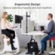 Suptek Single Monitor Arm Desk Mount Fully Adjustable Monitor Stand for 1 / One Screen up to 32 inch Extra Tall 31.5 inch Pole,Black (MD6821)
