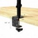 Heavy Duty Monitor Mount Desk Clamp Universal C-Clamp Base Stand Mounting Accessory fit for Suptek Monitor Arm Mount, Black (MD6JJ)