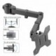 suptek Single Monitor Arm for Desk Mount Stand,Adjustable Monitor Arm for 13 to 32 inch Screen,Support Weight up to 22lbs,and Mounting Holes 75x75mm to 100x100mm,Black(MD6DB)