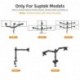 suptek Monitor Mounting Plate for Suptek Monitor Computer Mounting System 75x75 and 100x100,2 Pack(MD6MB-2)