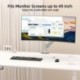 Suptek Ultrawide Monitor Arm Mount for 17 to 49 Inch Heavy Duty Curved Screen,Holds 46.2 lbs,Adjustable Gas Spring Monitor Arm Desk Mount Stand,75/100 Vesa Mount,Silver(MD71LS)