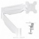 Suptek Ultrawide Monitor Arm Mount for 17 to 49 Inch Heavy Duty Curved Screen,Holds 46.2 lbs,Adjustable Gas Spring Monitor Arm Desk Mount Stand,75/100 Vesa Mount,White(MD71LW)