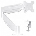 Suptek Ultrawide Monitor Arm Mount for 17 to 49 Inch Heavy Duty Curved Screen,Holds 46.2 lbs,Adjustable Gas Spring Monitor Arm Desk Mount Stand,75/100 Vesa Mount,White(MD71LW)