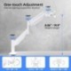 Suptek Ultrawide Monitor Arm Mount for 17 to 49 Inch Heavy Duty Curved Screen,Holds 46.2 lbs,Adjustable Gas Spring Monitor Arm Desk Mount Stand,75/100 Vesa Mount,White(MD71LW)