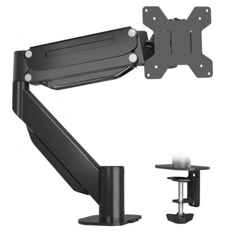 Suptek Ultrawide Single Monitor Arm Mount for 17 to 43 Inch Heavy Duty Curved Screen,Holds 28.6 lbs,Adjustable Gas Spring Monitor Arm Desk Mount Stand,75/100 Vesa Mount,Black(MD71M)