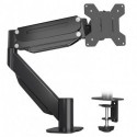 Suptek Ultrawide Single Monitor Arm Mount for 17 to 43 Inch Heavy Duty Curved Screen,Holds 28.6 lbs,Adjustable Gas Spring Monitor Arm Desk Mount Stand,75/100 Vesa Mount,Black(MD71M)