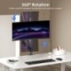 Suptek Ultrawide Single Monitor Arm Mount for 17 to 43 Inch Heavy Duty Curved Screen,Holds 28.6 lbs,Adjustable Gas Spring Monitor Arm Desk Mount Stand,75/100 Vesa Mount,Black(MD71M)