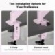 Suptek Monitor Mount Gas Spring Monitor Arm Desk Mount Fully Adjustable Fits 17-32 inch Monitors Weight Capacity up to 22 lbs,Pink(MD8PINK)