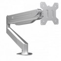 Suptek Single Monitor Mount Stand,Gas Spring Monitor Arm Desk Mount Fully Adjustable for 17 20 22 23 24 26 27 inch Monitors Weight Capacity up to 13.2 lbs (MD8Silver)