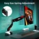 Suptek Monitor Mount Gas Spring Arm Desk Mount Stand - Fully Adjustable, Fits 32 inch Monitors, Weight Capacity up to 22 lbs (MD8WR)