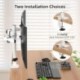 Suptek Dual Monitor Desk Mount, Adjustable Dual Monitor Arm for 2 Monitor Screens up to 38 inch, Extra Tall 15.75" Pole Monitor Stand for Desk, Holds up to 22 lbs,White(MD9442MW)