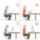 suptek Monitor Stand Riser for Computer,Laptop,Printer, Notebook and All Flat Screen Display with Vented Metal Platform,3 Height Adjustable Laptop Riser,2 Pack,Black(MST003-2)