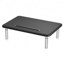 suptek Monitor Laptop Stand,Monitor Laptop Stand Riser for Desk,3 Height Adjustable,Laptop Computer Stand With Metal Vented Platform for Laptop, PC, Printer(MST003M)