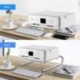 suptek Monitor Stand Riser,Computer Monitor Laptop Stand Riser for Desk,Vented Metal Platform Monitor Stand,4 inches Height Underneath Storage for Office,School Supplies(MST004S)