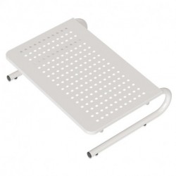 suptek Monitor Stand Riser for Computer,Laptop,Printer, Notebook and All Flat Screen Display with Vented Metal Platform and 4 Inches Height Underneath Storage,White(MST004W)