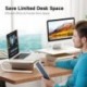 suptek Monitor Stand Riser for Computer,Laptop,Printer, Notebook and All Flat Screen Display with Vented Metal Platform and 4 Inches Height Underneath Storage,White(MST004W)
