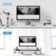 suptek Laptop Stand for Desk,Computer Monitor Laptop Stand Riser for Printer, Notebook and All Flat Screen TV Display,3 Height Adjustable(MST016)