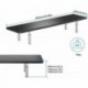suptek Dual Monitor Stand Riser,Large Monitor Laptop Stand Riser 3 Adjustable Heights Computer Stand for Laptop, Printer, Notebook(MST016L)