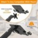 suptek Adjustable 13 to 18 inch Laptop VESA Arm Mount Tray for Monitor Arms and Stands (Tray Only),Fits 75x75/ 100x100 mm VESA Mount Holes,and Supports Weight up to 10lbs,Black(TP007)