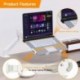 suptek Adjustable 13 to 18 inch Laptop VESA Arm Mount Tray for Monitor Arms and Stands (Tray Only),Fits 75x75/ 100x100 mm VESA Mount Holes,and Supports Weight up to 10lbs,White(TP007W)