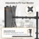 suptek Universal VESA Mount Bracket Adapter Monitor Arm Mounting Kit for 17 to 32 inch Monitor Screen
