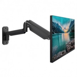 suptek Single Monitor Wall Mount for 17 to 32 Inch Screens, Gas Spring Monitor Arm Wall Mount Holds Up to 17.6lbs, Full Motion Adjustable,VESA Mount 75x75, 100x100(WM01A)