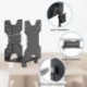 suptek Thin Client Mount Bracket Adjustable Mini PC Mount Bracket,CPU VESA Under Desk and Monitor Arm Computer Holder, Black, ZJJ002