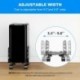 Suptek Computer Tower Stand,Mobile CPU Rolling Stand, 5.5 to 9.8 inch Wide Adjustable Mobile Cart Holder with Locking Caster Wheels,Gaming PC Holder,Steel Rolling Cart,Black(ZJJ005)