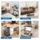 Suptek Computer Tower Stand,Height Adjustable PC Tower Stand/Cart with Wheels, Mobile Rolling CPU Holder, Computer Cart Side Stand for Computer Desk,23.22"-31.10"Hx25.19" Lx11.81" W, Black