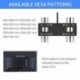 Suptek Ceiling TV Wall Mount Fits 37-75 inch LCD LED Plasma Monitor Flat Panel Screen Display with VESA 600x400 (Max) Loaded up to 132lbs Height Adjustable MC5602