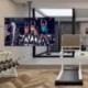 Suptek Ceiling TV Mount Fits Most 26-55 inch LCD LED Plasma Panel Display with Max VESA 400x400mm Loaded up to 45kg/100lbs Height Adjustable MC4602