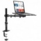 Suptek Full Motion Laptop Riser Desk Mount Stand with Grommet Option, Height Adjustable (400mm), Fits up to 17 inch Notebooks , VESA 100, up to 22lbs (MD9421TP004)