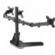 Suptek Fully Adjustable Triple Arm LCD LED Monitor Stand Desk Mount Bracket for 13"-27" Screens w Swivel Arm - Max VESA 100x100